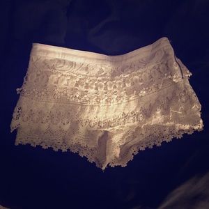 Festive Lace Beach Shorts